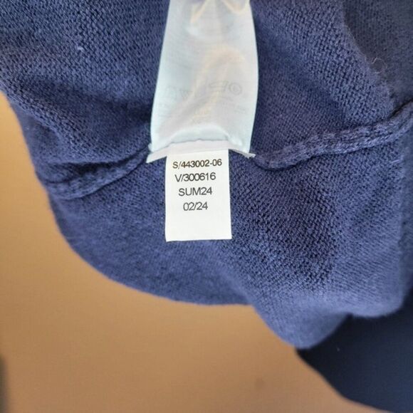 Banana Republic Navy Sweater XS/S Johnny Collar - Picture 5 of 5